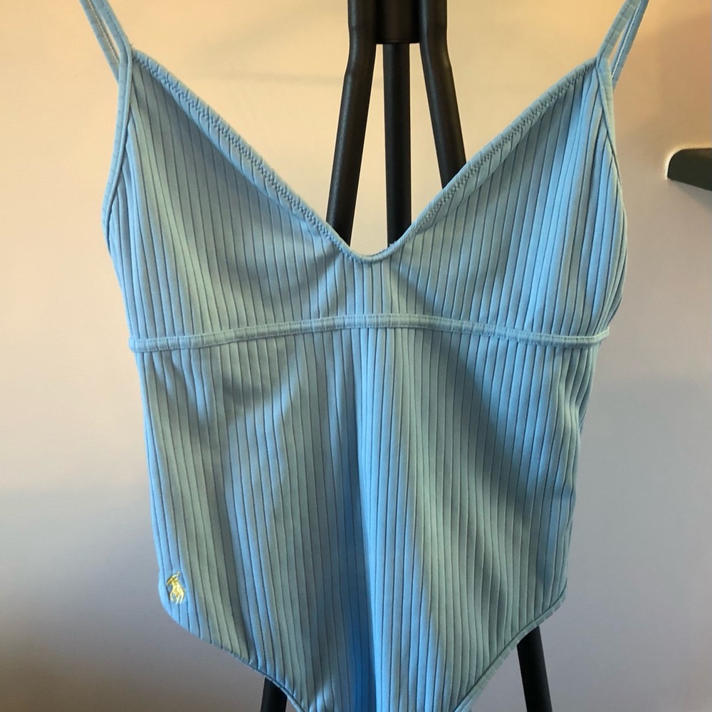 Ralph Lauren Light Blue one piece Bathing Suite